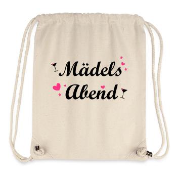 Mädelsabend - Stanley/Stella recycelter Gym Bag - Naturweiß - Vorne