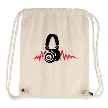 Equalizer Audio-Musik-Kopfhörer DJ zik14 - Stanley/Stella recycelter Gym Bag - Naturweiß - Vorne