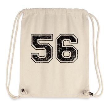 Number 56 in the grunge look - Stanley/Stella Recycled Gym Bag - natural - Front