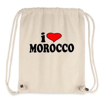 Marokko - Ich Liebe Marokko - Stanley/Stella recycelter Gym Bag - Naturweiß - Vorne