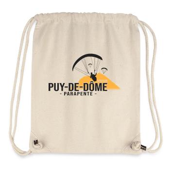 Parapente parapentiste puy de dôme spot parapente - Sac à cordon recyclé Stanley/Stella - blanc naturel - Devant
