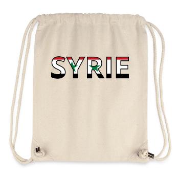 Flag of Syria - Stanley/Stella Recycled Gym Bag - natural - Front