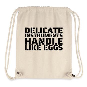 Handle like eggs - Stanley/Stella Recycled Gym Bag - natural - Front