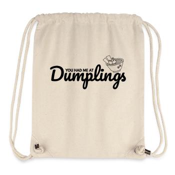 For Dumpling Fans - You Had Me At Dumplings - Stanley/Stella Recycled Gym Bag - natural - Front