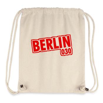 Berlin - 030 - Hauptstadt - Deutschland - Vorwahl - Stanley/Stella recycelter Gym Bag - Naturweiß - Vorne