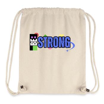 Be Strong - Stanley/Stella recycelter Gym Bag - Naturweiß - Vorne