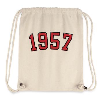 Sport Birth Year 1957 - Stanley/Stella Recycled Gym Bag - natural - Front