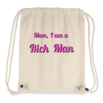 Mom, I Am a Rich Man – Feministisches Statement - Stanley/Stella recycelter Gym Bag - Naturweiß - Vorne
