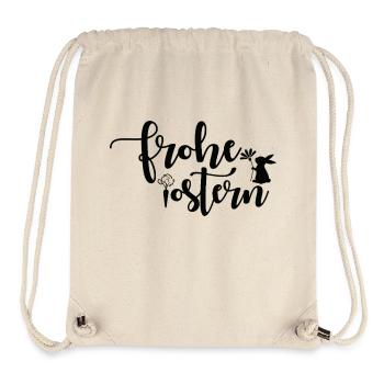 Frohe Ostern 🐰🌸 - Stanley/Stella recycelter Gym Bag - Naturweiß - Vorne