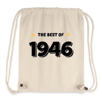 Best of 1946 - Sac à cordon recyclé Stanley/Stella - blanc naturel - Devant