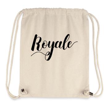 königlich - Stanley/Stella recycelter Gym Bag - Naturweiß - Vorne