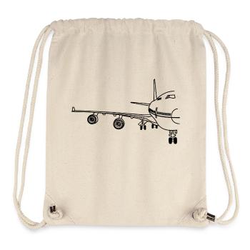 Queen of the Skies - Stanley/Stella recycelter Gym Bag - Naturweiß - Vorne
