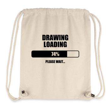 Zeichnung / Zeichner / Drawing / Drawer - Stanley/Stella recycelter Gym Bag - Naturweiß - Vorne