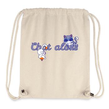 Chat then - Stanley/Stella Recycled Gym Bag - natural - Front