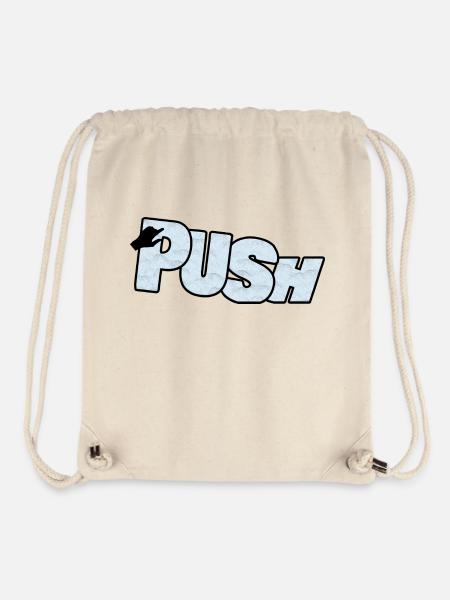 Push - Stanley/Stella recycelter Gym Bag - Naturweiß