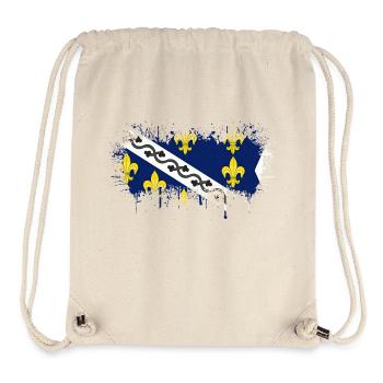 Bosnia in herzegovina europe sarajavo flag mostar - Stanley/Stella Recycled Gym Bag - natural - Front
