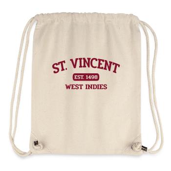 Saint Vincent - Kingstown - Caribbean - West Indies - Stanley/Stella Recycled Gym Bag - natural - Front