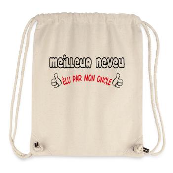 BESTER Neffe - Stanley/Stella recycelter Gym Bag - Naturweiß - Vorne