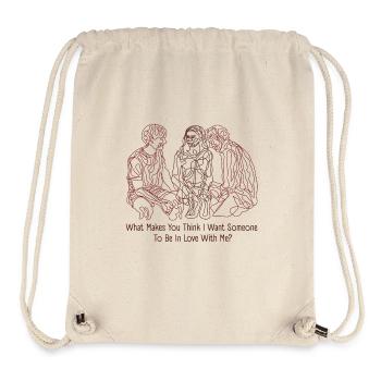Challengers Movie Lineart - Sac à cordon recyclé Stanley/Stella - blanc naturel - Devant