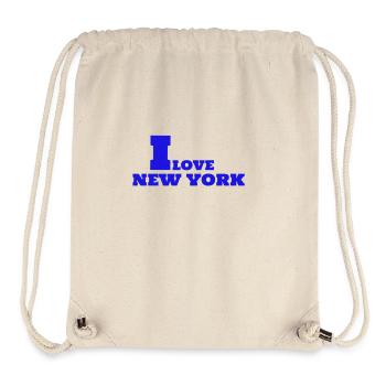New York Love - Sac à cordon recyclé Stanley/Stella - blanc naturel - Devant