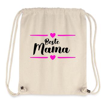 beste mama - Stanley/Stella recycelter Gym Bag - Naturweiß - Vorne