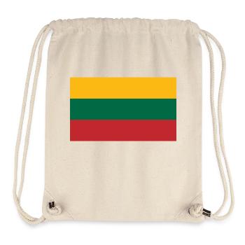 Lithuania - Stanley/Stella Recycled Gym Bag - natural - Front