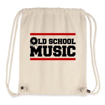 old school music - Stanley/Stella recycelter Gym Bag - Naturweiß - Vorne