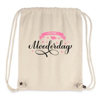 Fijne Moederdag Motief - Stanley/Stella Recycled Gym Bag - natural - Front