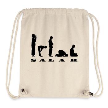 Salah Prayer Silhouette Design - Stanley/Stella Recycled Gym Bag - natural - Front