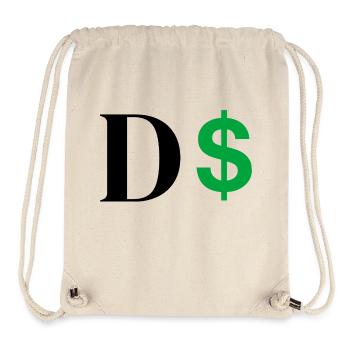 Dollar-Buchstabe - Stanley/Stella recycelter Gym Bag - Naturweiß - Vorne