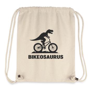 Bikosaurus - Stanley/Stella Recycled Gym Bag - natural - Front