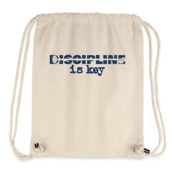 Discipline is Key - Stanley/Stella Recycled Gym Bag - natural - Front