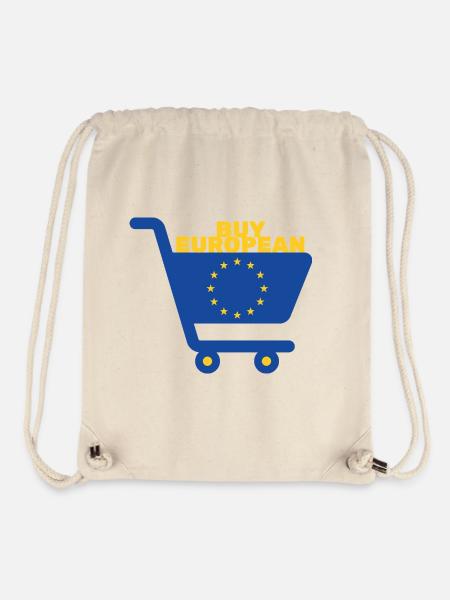 Europäisch kaufen, Warenkorb-Design - Stanley/Stella recycelter Gym Bag - Naturweiß