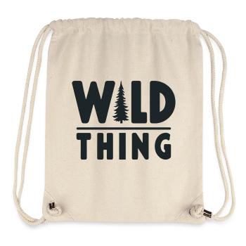 Wild Thing Wald Abenteuer - Stanley/Stella recycelter Gym Bag - Naturweiß - Vorne