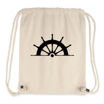 Steering wheel black - Stanley/Stella Recycled Gym Bag - natural - Front