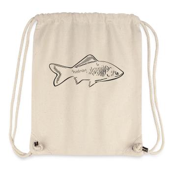 poisson - Sac à cordon recyclé Stanley/Stella - blanc naturel - Devant