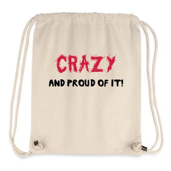 Crazy - Stanley/Stella recycelter Gym Bag - Naturweiß - Vorne