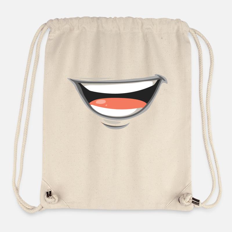 bouche - Sac à cordon recyclé Stanley/Stella - blanc naturel