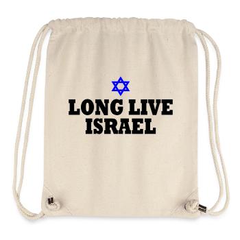 Long live israel - Stanley/Stella Recycled Gym Bag - natural - Front