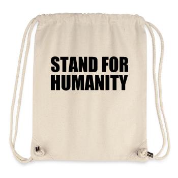 Stand for humanity - Stanley/Stella Recycled Gym Bag - natural - Front