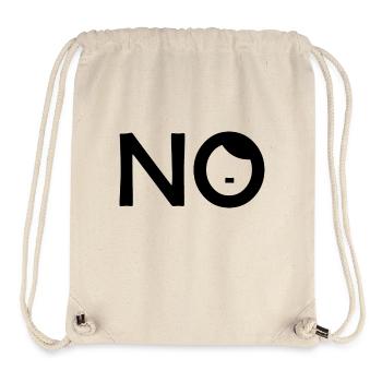No - Nein zu Rassismus - Antifaschist - Stanley/Stella recycelter Gym Bag - Naturweiß - Vorne