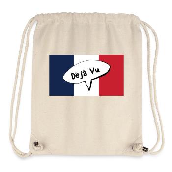 Déjà vu French Expression For The Deja Vu - Stanley/Stella Recycled Gym Bag - natural - Front