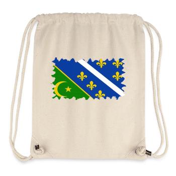 Bosnia in herzegovina europe sarajavo flag mostar - Stanley/Stella Recycled Gym Bag - natural - Front