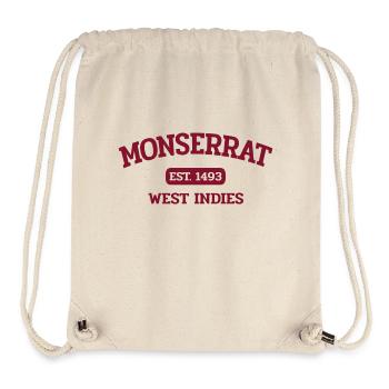 Monserrat - Plymouth - Caribbean - West Indies - Stanley/Stella Recycled Gym Bag - natural - Front