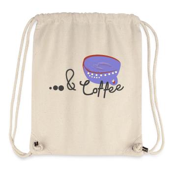 Coffee Mug with Quote - Stanley/Stella Recycled Gym Bag - natural - Front
