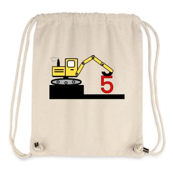 Excavator - Stanley/Stella Recycled Gym Bag - natural - Front