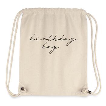 Birthday Boy - Stanley/Stella recycelter Gym Bag - Naturweiß - Vorne