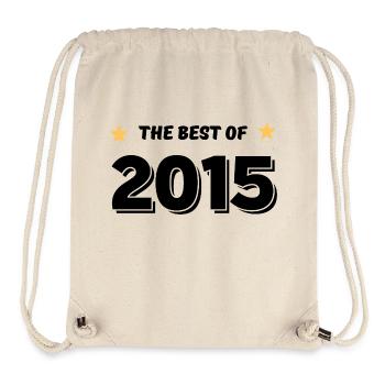 Best of 2015 - Sac à cordon recyclé Stanley/Stella - blanc naturel - Devant