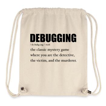Programmer Debugging Definition Funny IT Developer - Stanley/Stella Recycled Gym Bag - natural - Front