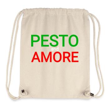 Pesto Amore - Stanley/Stella Recycled Gym Bag - natural - Front